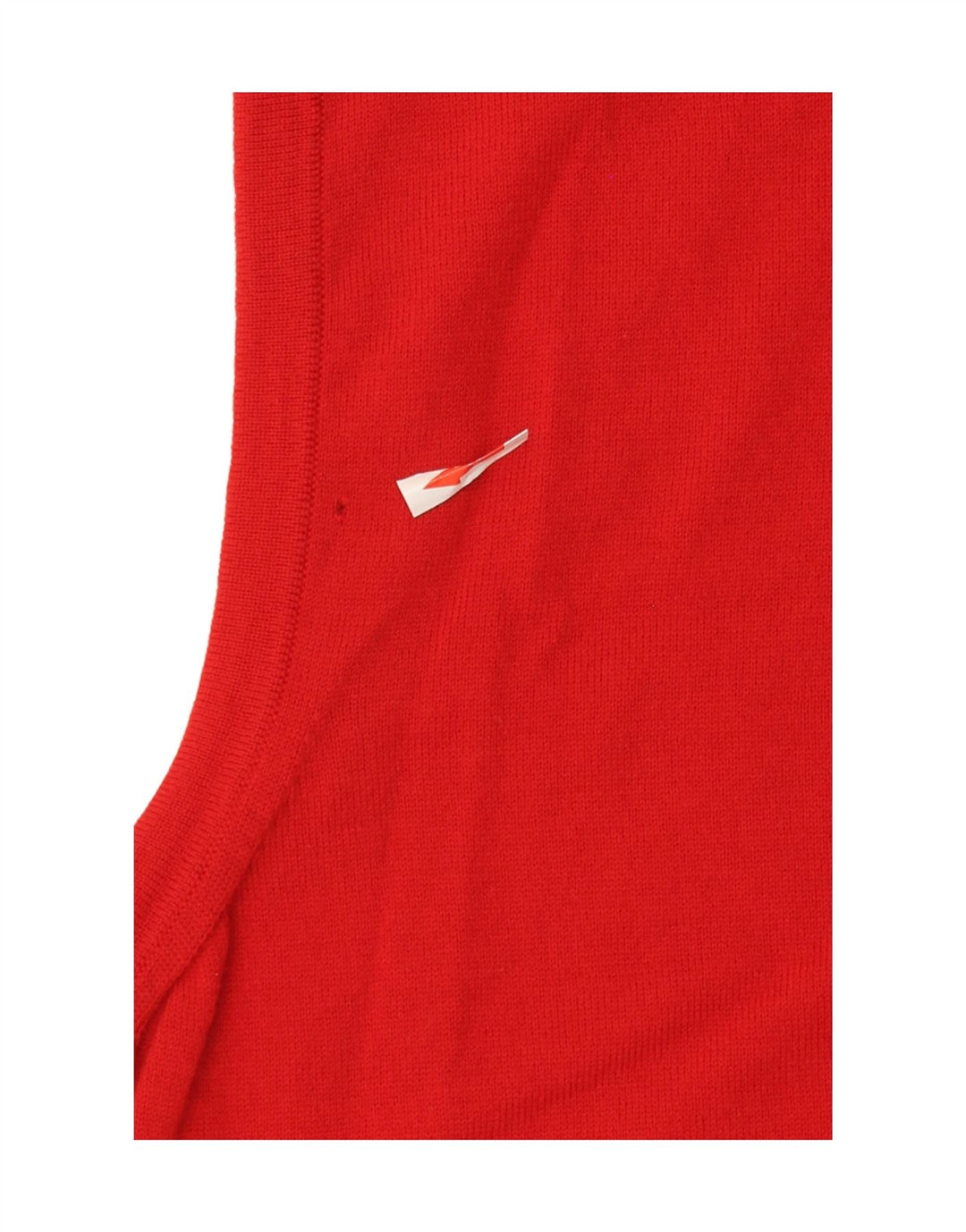 Vintage męski podkoszulek z kamizelką EU 48, średnia czerwona wełna