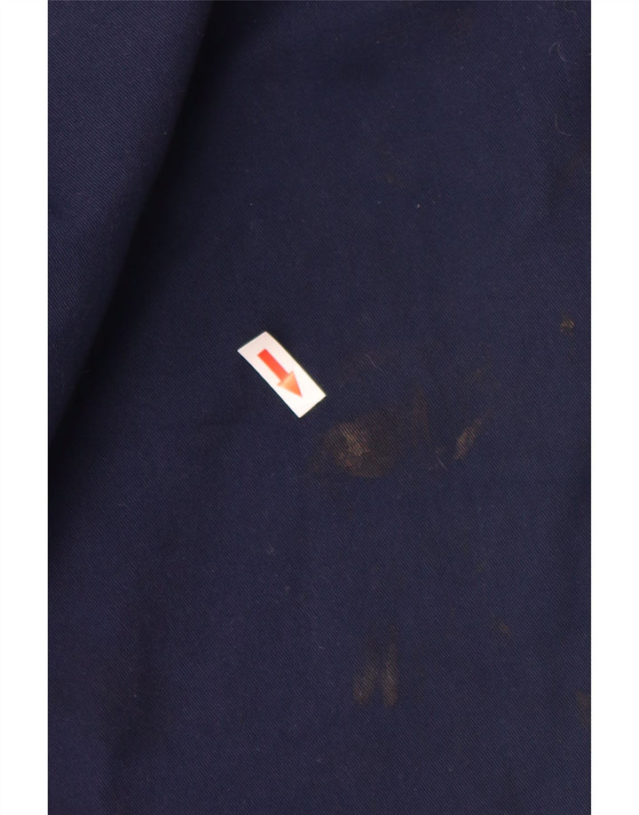 DICKIES Mens Tapered Chino Trousers W48 L32 Navy Blue Polyester