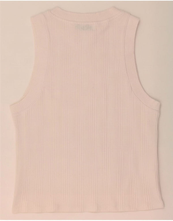 Damski top z krótkim rękawem Zara UK 18 XL, bawełna w białe paski
