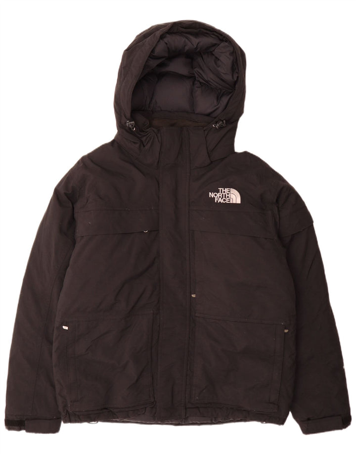 Męska wyściełana kurtka z kapturem The North Face UK 38, średni czarny nylon