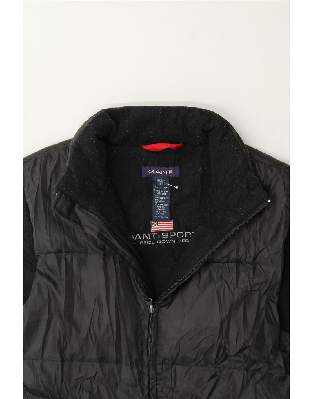 GANT Boys Padded Gilet 13-14 Years 2XL Black Polyester Vintage Gant and Second-Hand Gant from Messina Hembry 