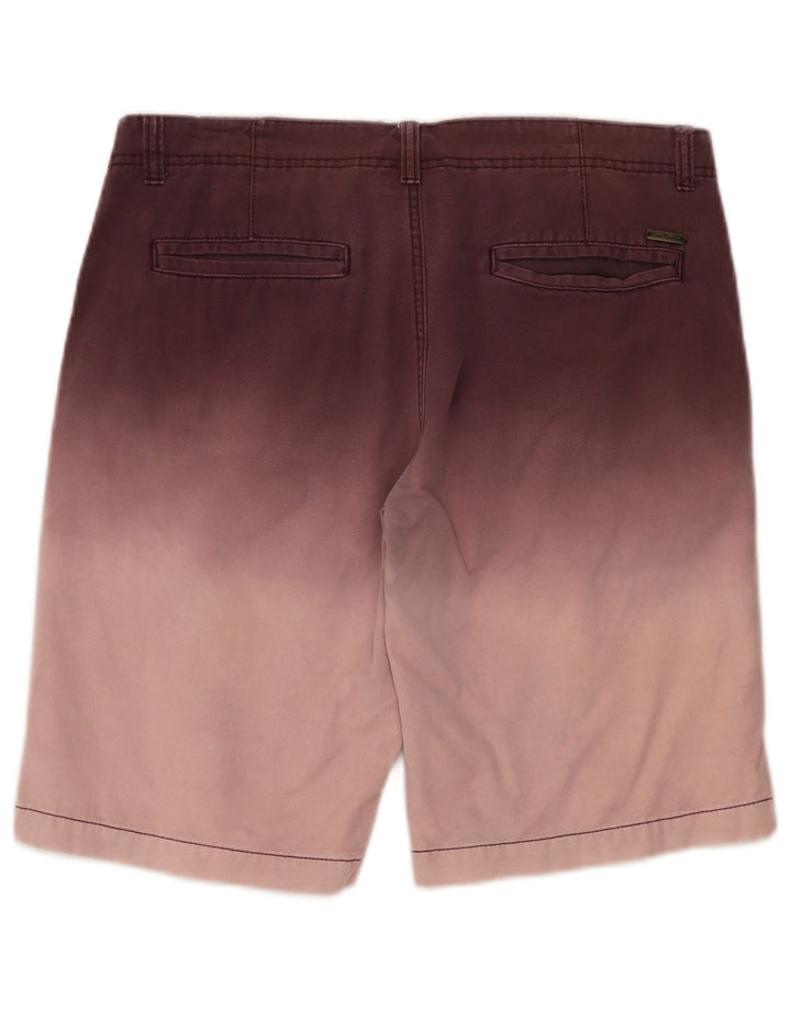 Męskie spodenki chino Pierre Cardin, średnie W32, brązowa bawełna z blokami kolorów