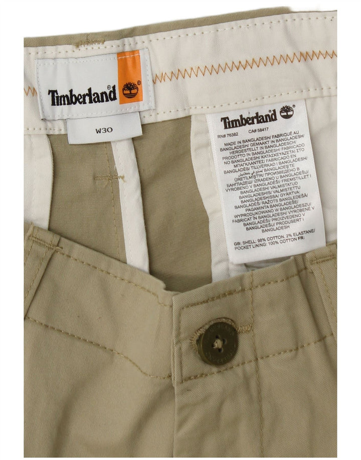 Męskie spodenki Chino Timberland W30 Średniozielona bawełna