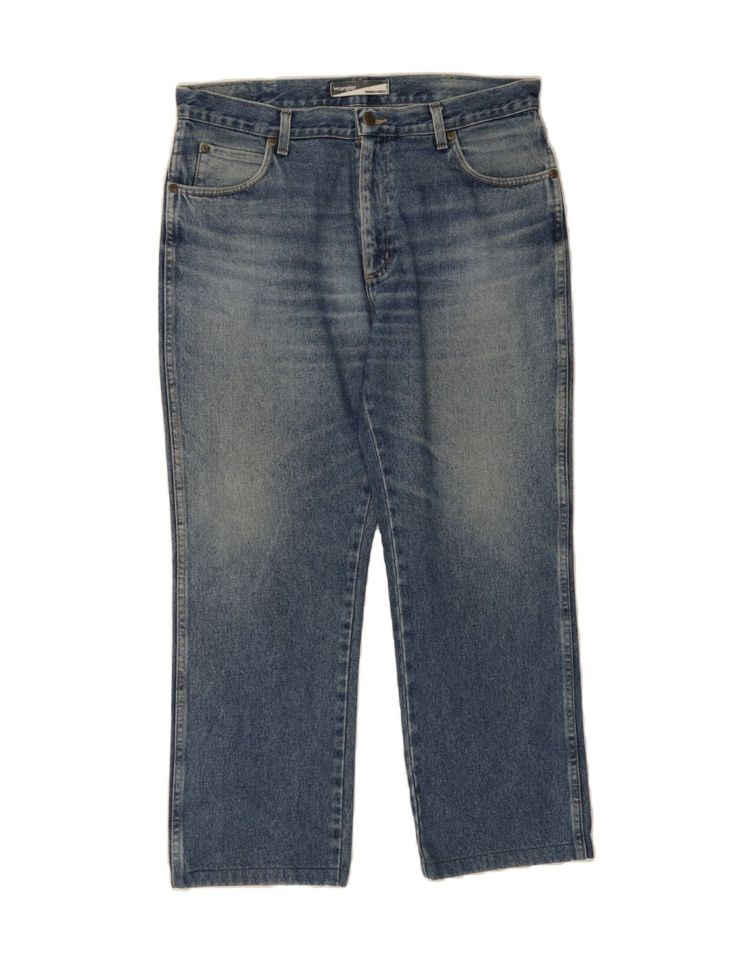 WRANGLER Mens Straight Jeans W36 L30 Blue Cotton Vintage Wrangler and Second-Hand Wrangler from Messina Hembry 