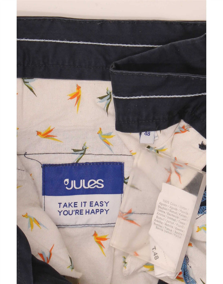 Męskie spodenki chino Jules W38 XL granatowe, bawełniane