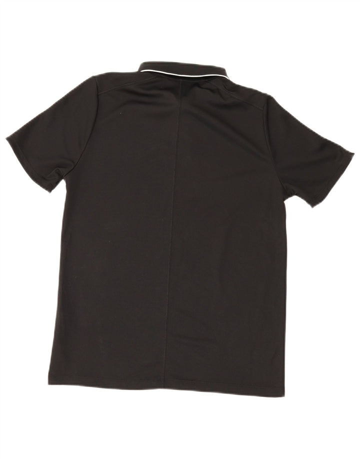 Chłopięca koszulka polo Nike Dri Fit na 12-13 lat, duża, czarna, poliestrowa