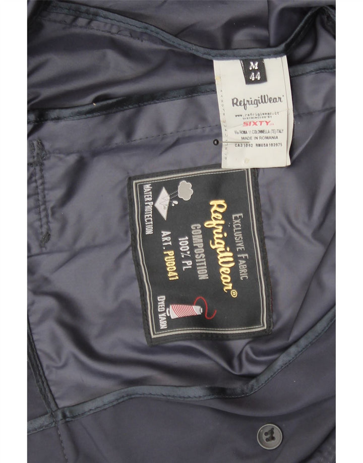 Krótki trencz damski Refrigiwear UK 14, średni granatowy poliester