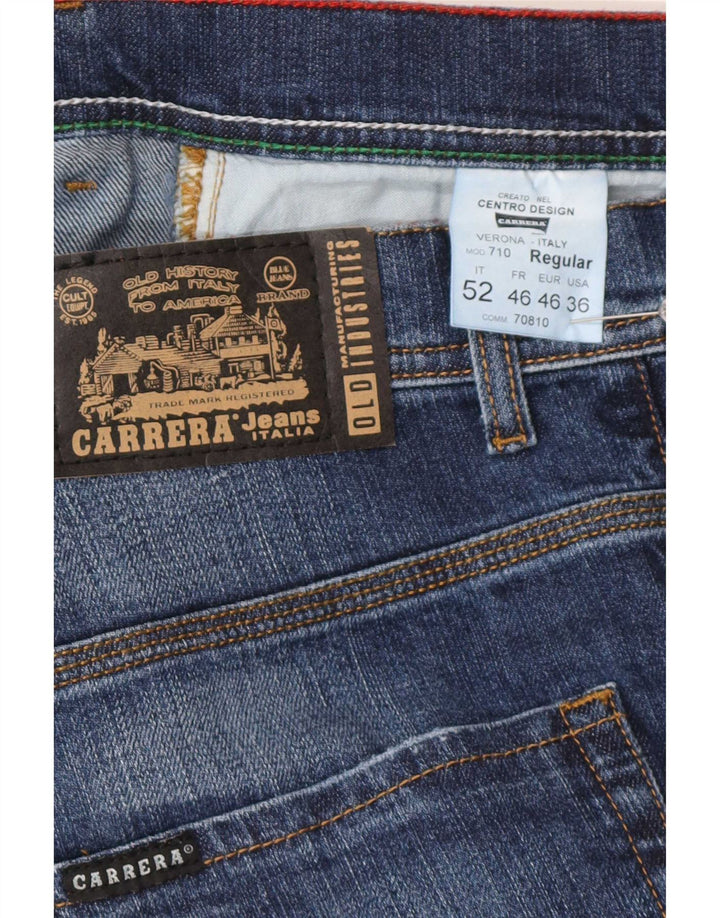 Carrera Męskie 710 Regularne proste dżinsy W36 L34 Niebieska bawełna