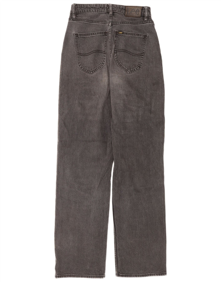 Damskie jeansy Lee Baggy z wysokim stanem US 6 Medium W24 L30 Szara bawełna