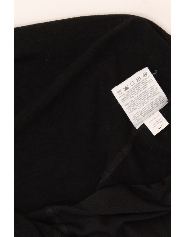 NIKE Boys Dri Fit Top Long Sleeve 12-13 Years Large Black Polyester Vintage Nike and Second-Hand Nike from Messina Hembry 