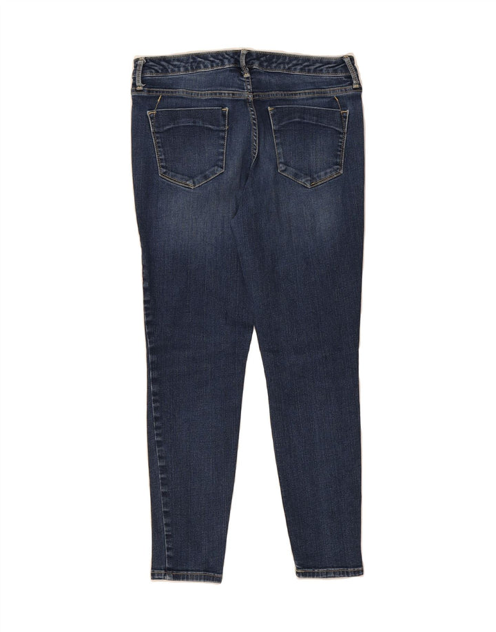 MOSSIMO Womens Mid Rise Crop Jegging Jeans US 8 Medium W29 L26 Blue Cotton Vintage Mossimo and Second-Hand Mossimo from Messina Hembry 