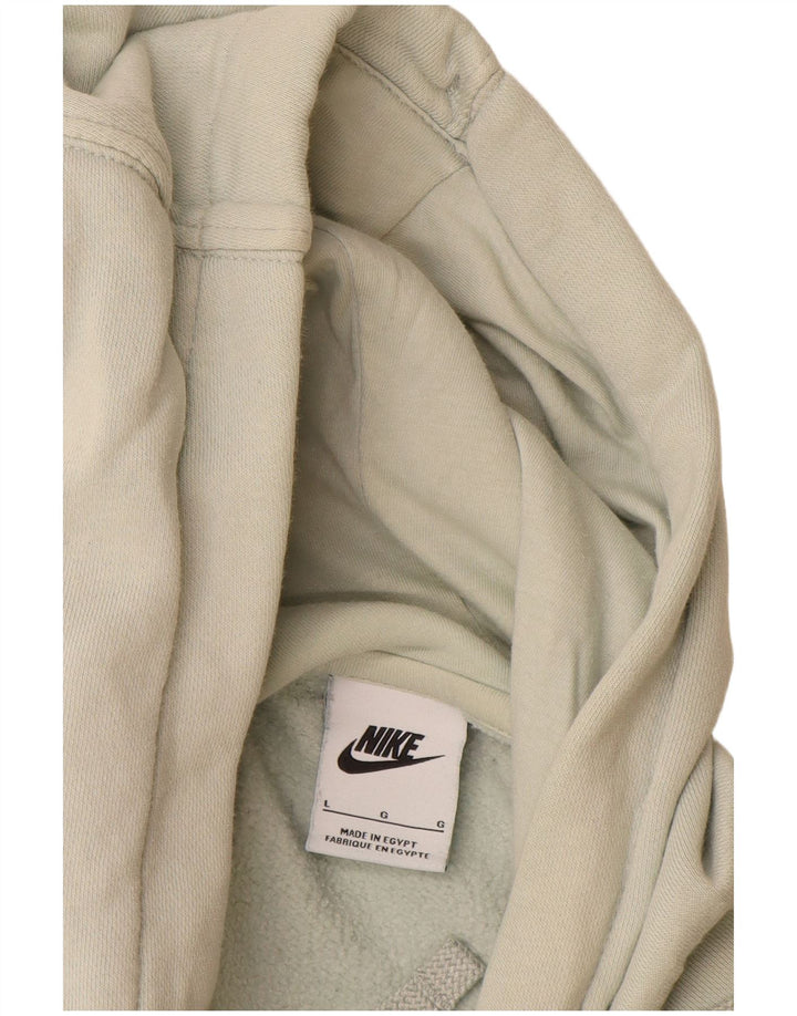 Męski sweter z kapturem Nike, duży, złamanej bieli, bawełniany