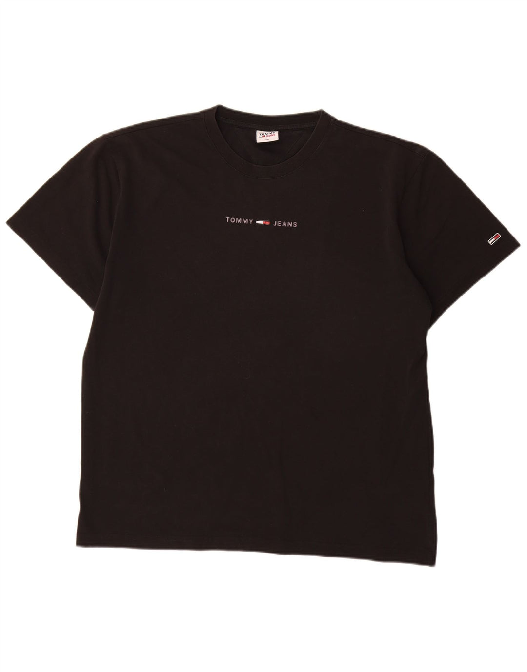 Męski T-shirt z grafiką Tommy Hilfiger Top 2XL w kolorze czarnym