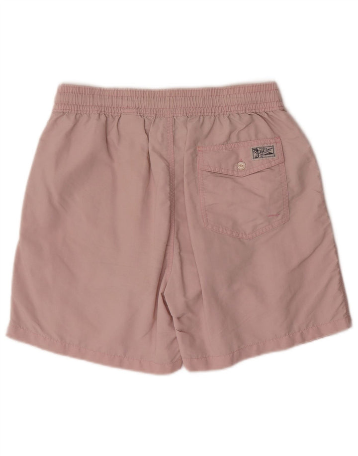 Męskie spodenki kąpielowe Polo Ralph Lauren, średni różowy nylon