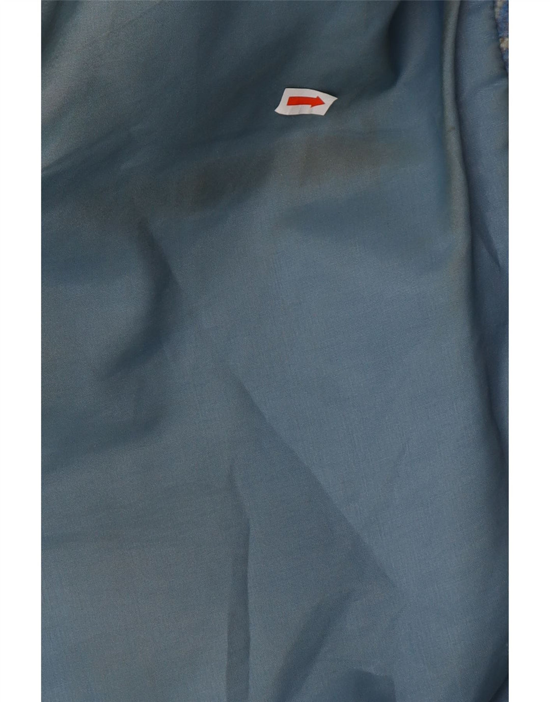 Damski płaszcz wiatrówka o luźnym kroju VINTAGE UK 16 Large Blue Fair Isle