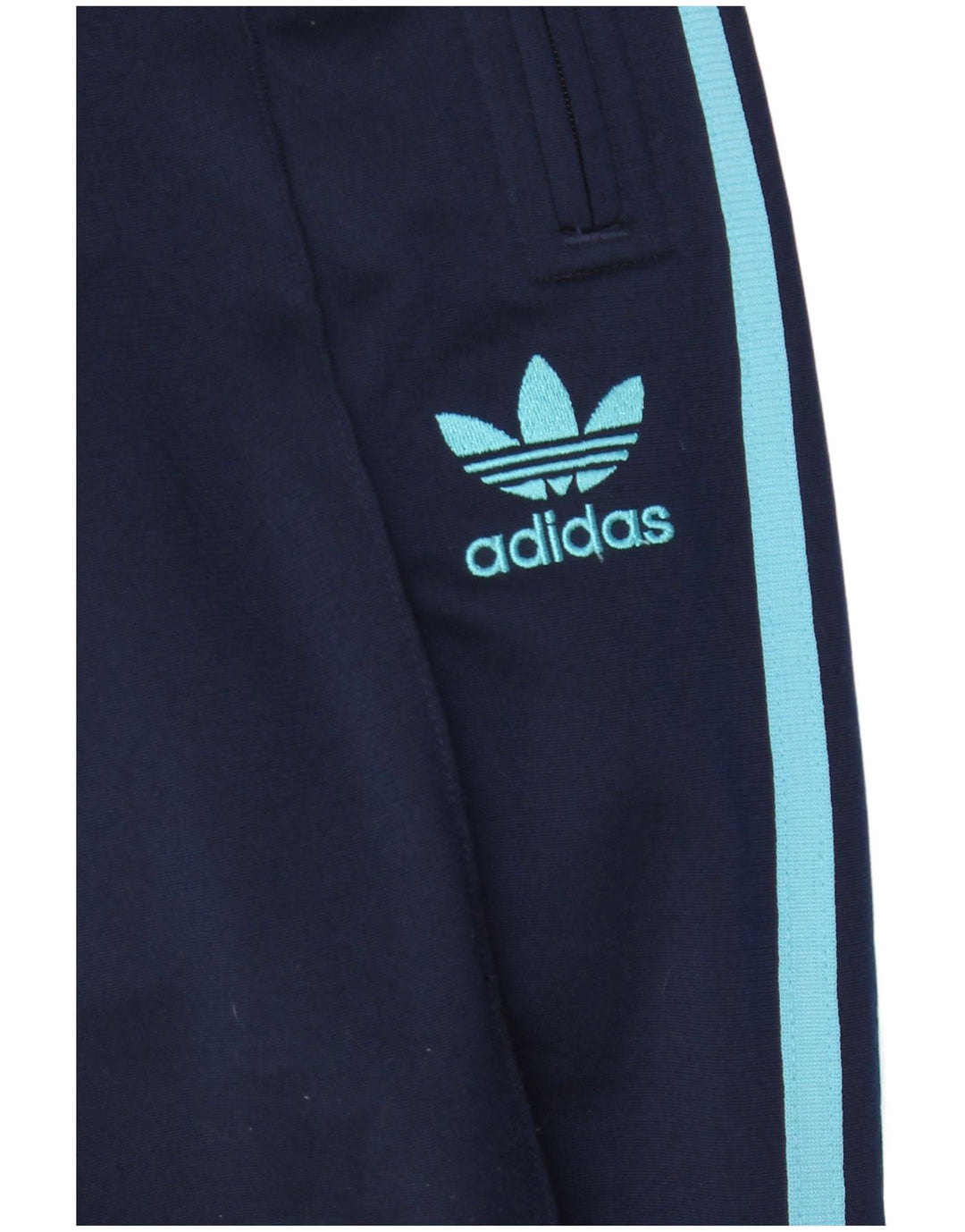 Damskie spodnie dresowe Adidas EU 36, małe, granatowe, poliestrowe