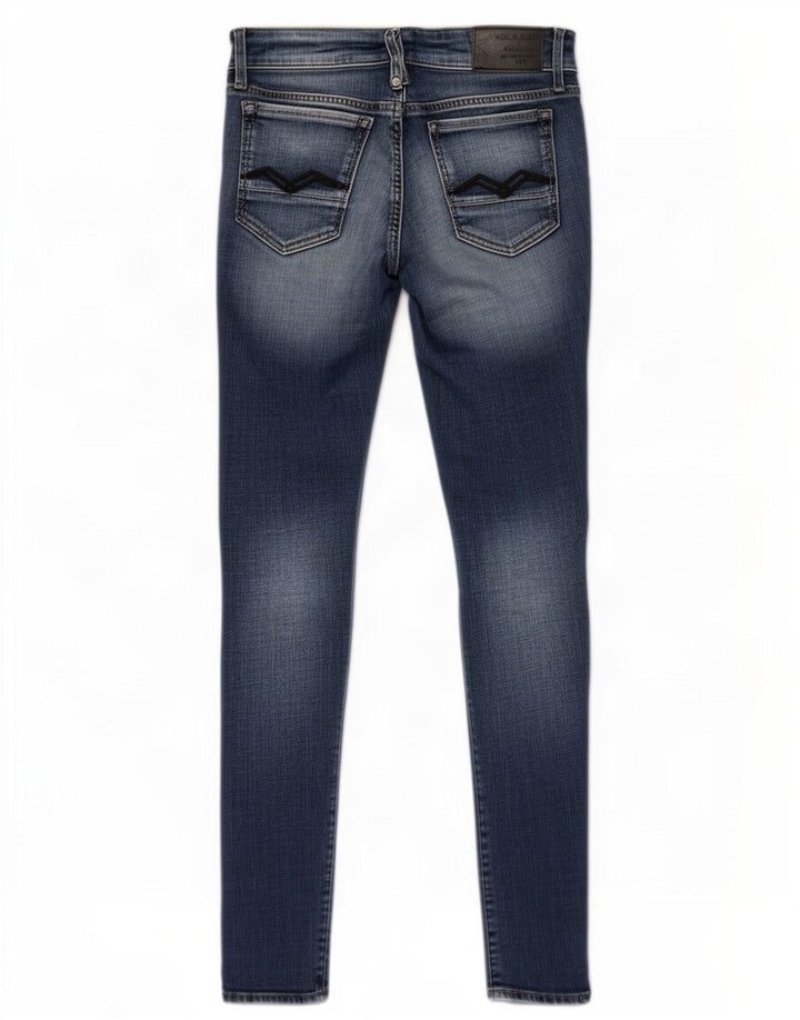 Damskie jeansy Replay Rose Skinny W26 L30 Niebieskie