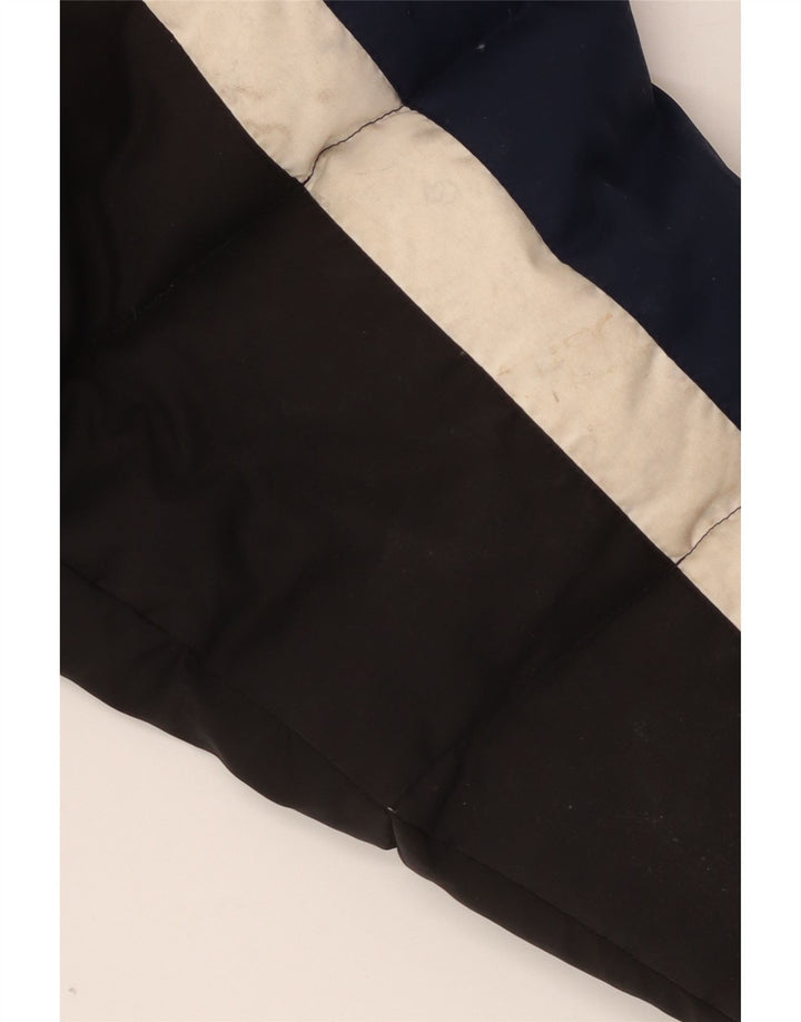 Męska ocieplana kurtka Fila UK 36, mały, czarny, poliester z blokami kolorów