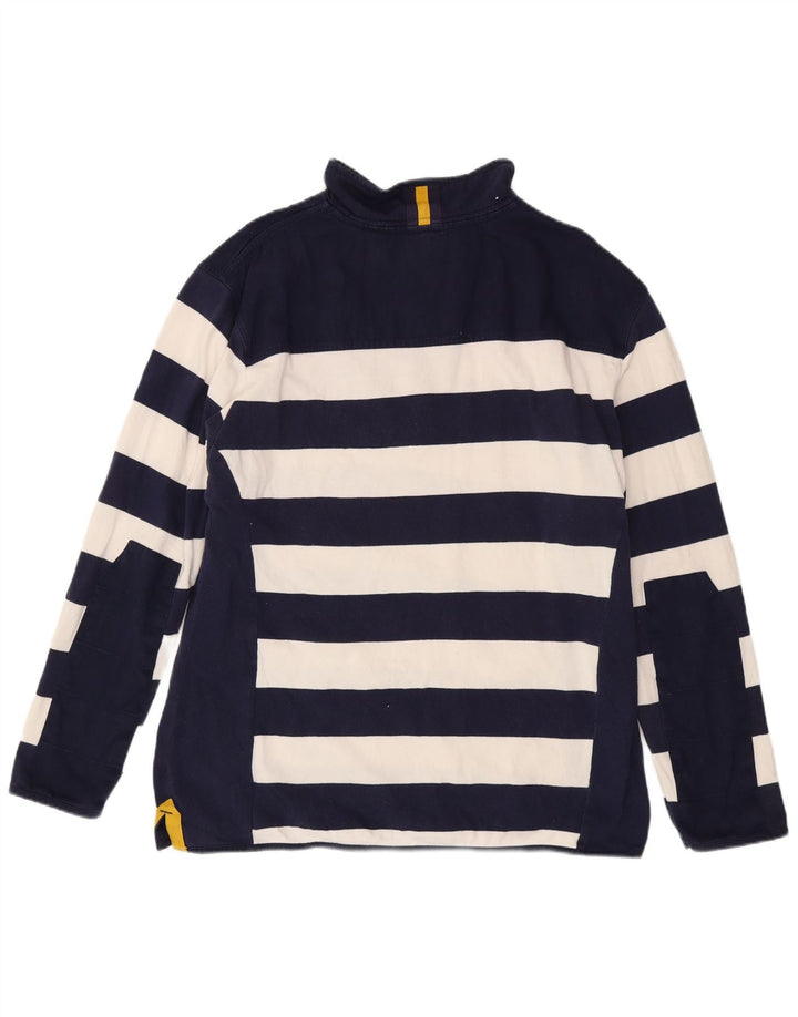 Męski sweter z zamkiem błyskawicznym Joules 2XL w kolorze granatowym w paski
