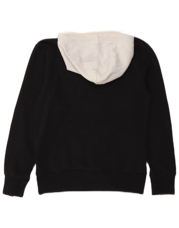 Chłopięcy sweter z kapturem Converse z grafiką 10-11 lat, średni czarny, blok kolorów