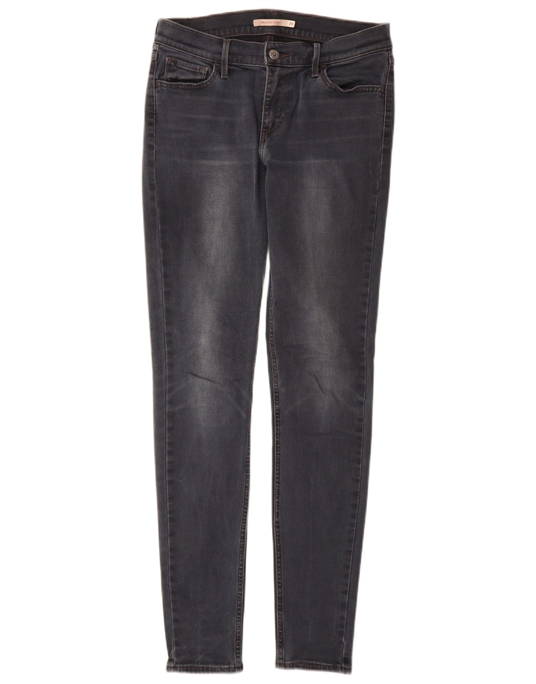 Damskie jeansy Levi's 710 Super Skinny W29 L31 Szare