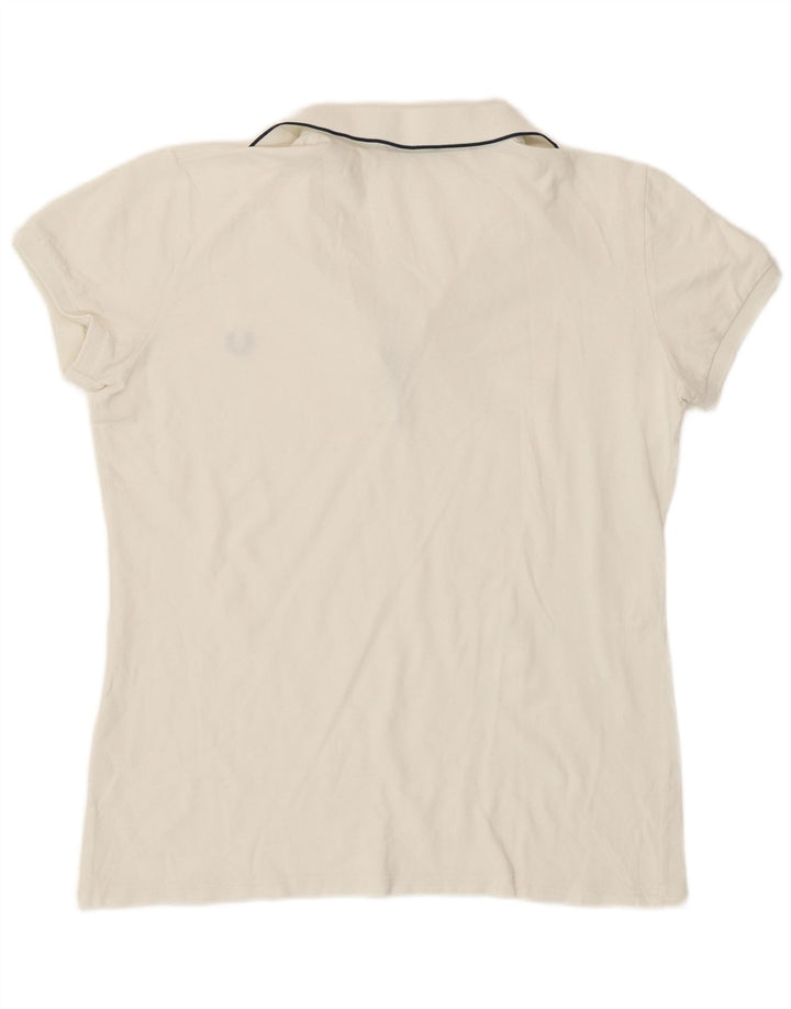 Damska koszulka polo Fred Perry UK 20 2XL biała