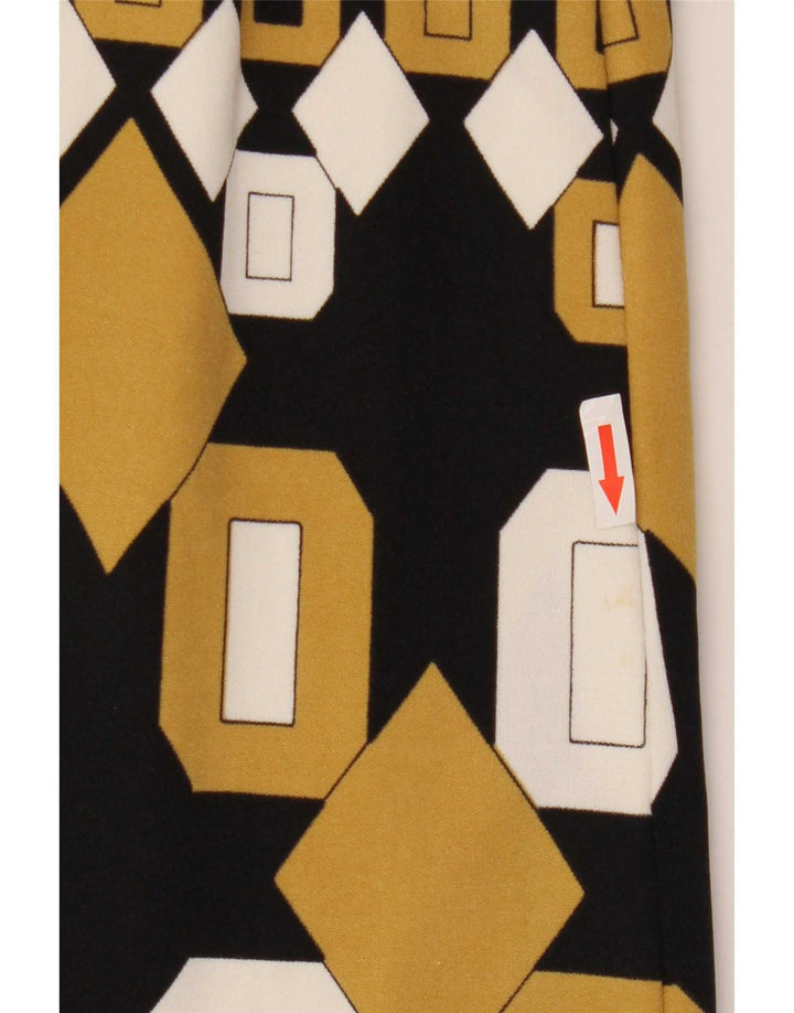 Damska spódnica midi w stylu vintage EU 36 Small W24 Wielobarwny geometryczny poliamid
