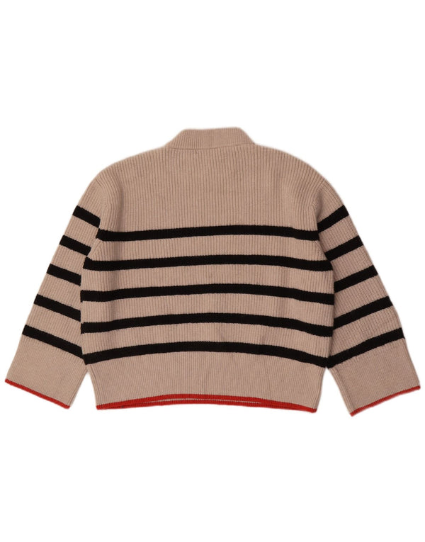 Damski sweter oversize z golfem Zara UK 10 Small Beige