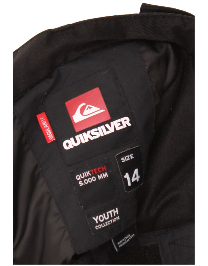 Spodnie narciarskie Quiksilver chłopięce 13-14 lat, czarny poliamid