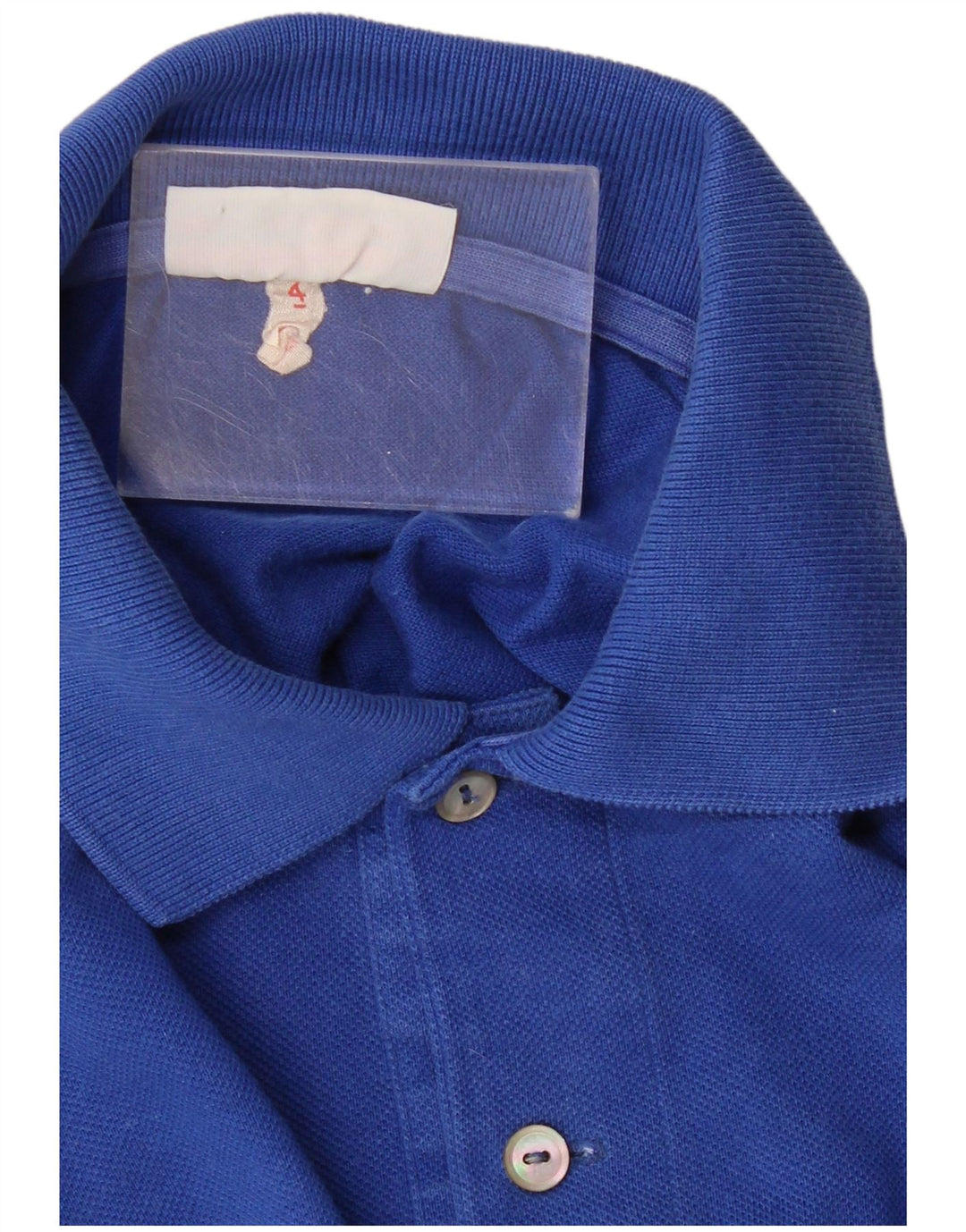 Męska koszulka polo LACOSTE, rozmiar 4, średnia niebieska, bawełniana