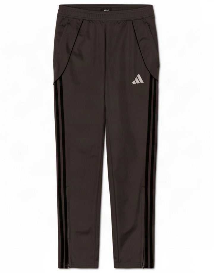 Adidas Mens Tracksuit Trousers Medium Grey Polyester
