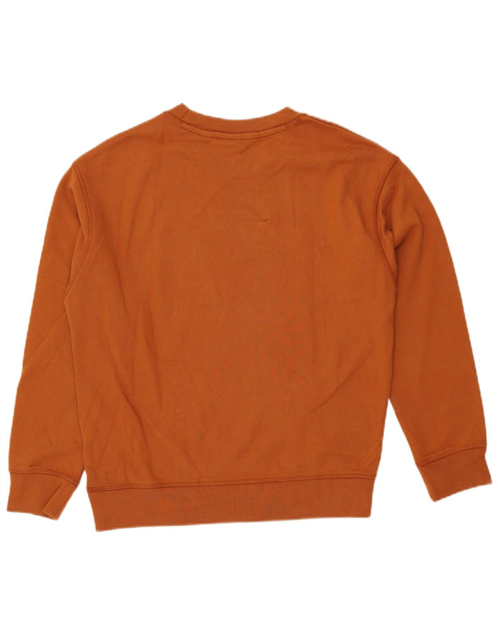 Damski sweter oversize z grafiką LEVI'S UK 10, mały, brązowy, bawełniany