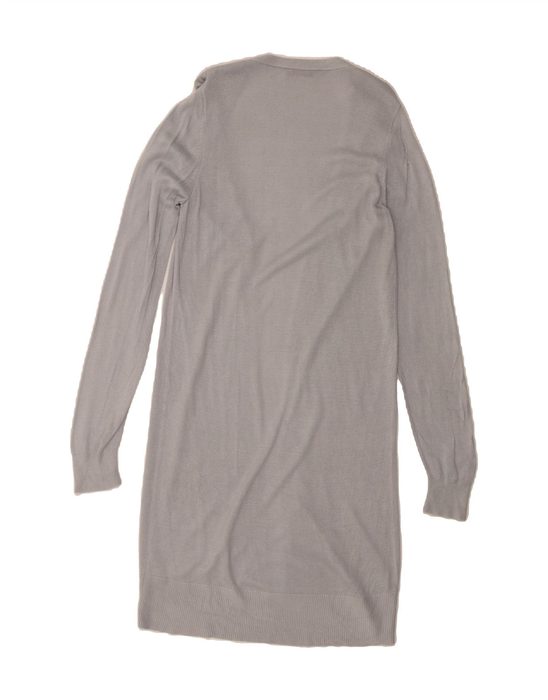 OASIS Womens Longline Open Cardigan Sweater UK 12 Medium Grey Viscose Vintage Oasis and Second-Hand Oasis from Messina Hembry 