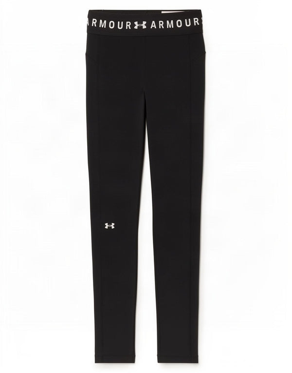 Damskie legginsy Under Armour Heat Gear Graphic UK 8, małe, czarne, poliestrowe