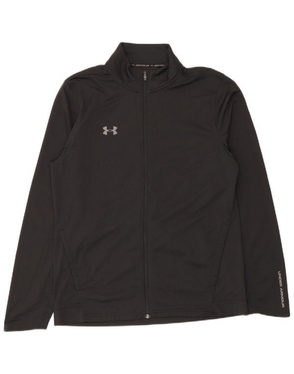 Męska kurtka dresowa Under Armour, duża, czarna, z poliestru