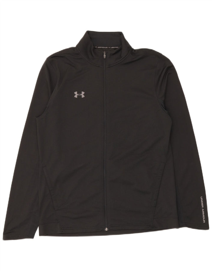 Męska kurtka dresowa Under Armour, duża, czarna, z poliestru