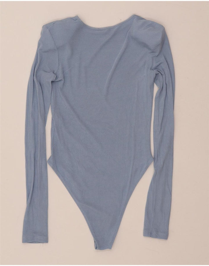 Body damskie ZARA UK 8 Small Blue wiskoza