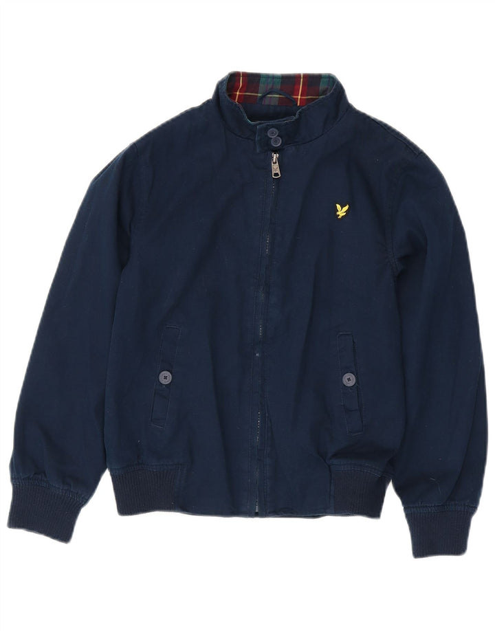 Kurtka bomberka chłopięca Lyle & Scott 10-11 lat, granatowa, bawełniana
