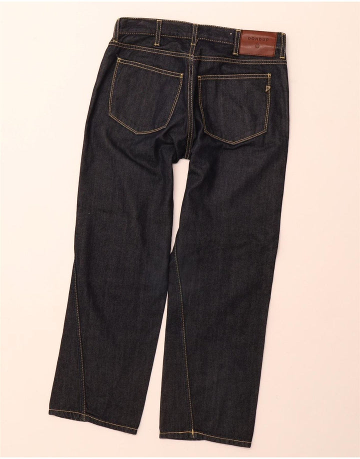 DONDUP Womens Straight Jeans W28 L26 Navy Blue Cotton