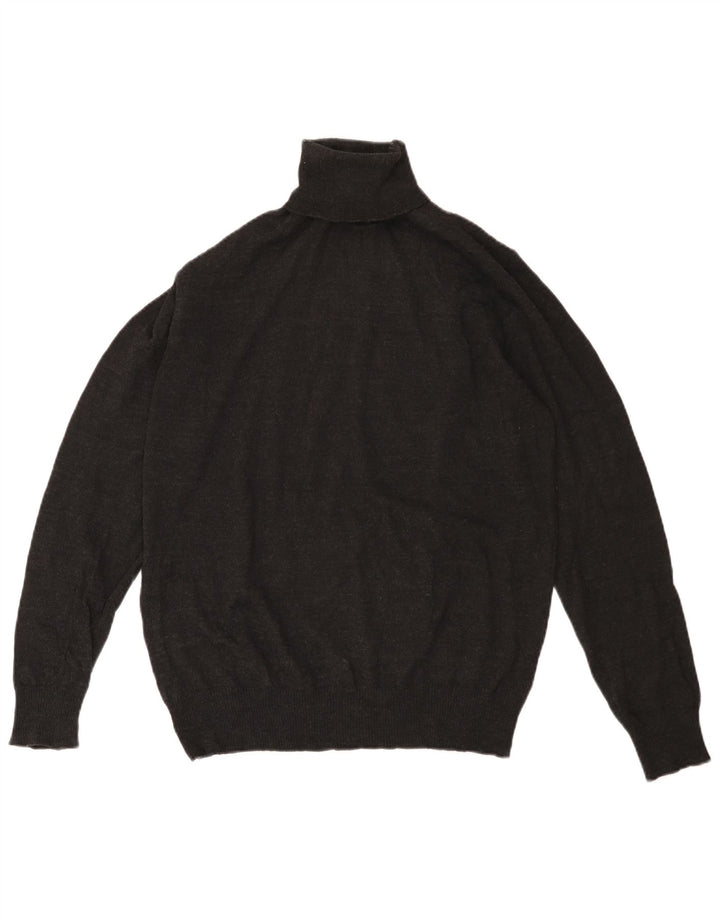 Męski sweter z golfem Zara XL, czarny