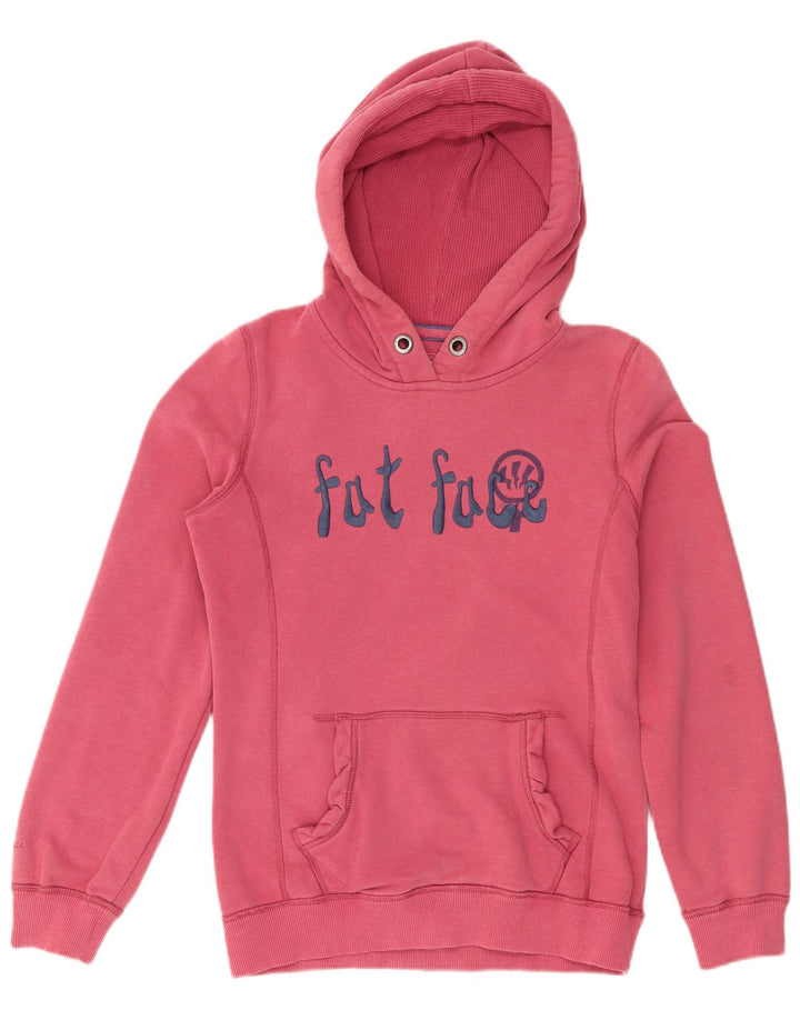 Damski sweter z kapturem Fat Face Graphic UK 12, średni róż