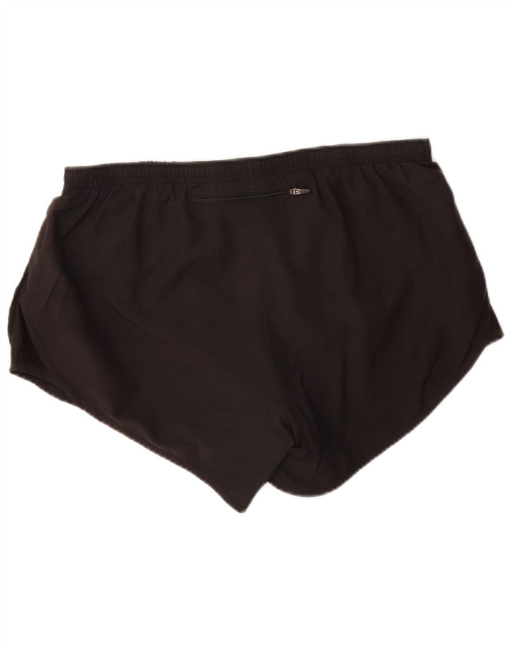 Damskie spodenki sportowe NIKE Dri Fit UK 14, duże, czarne, poliestrowe