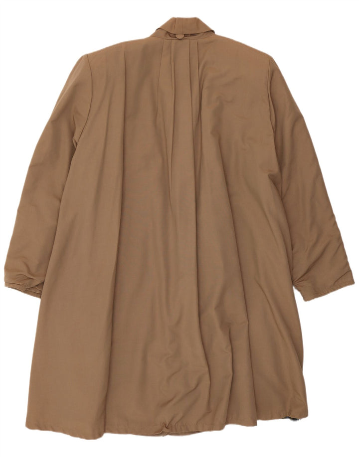 Płaszcz damski Vintage UK 14, duży, beżowy