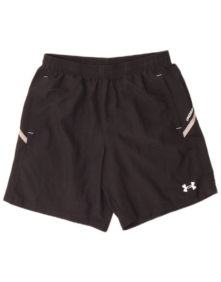 Męskie spodenki sportowe Under Armour, średni czarny poliester