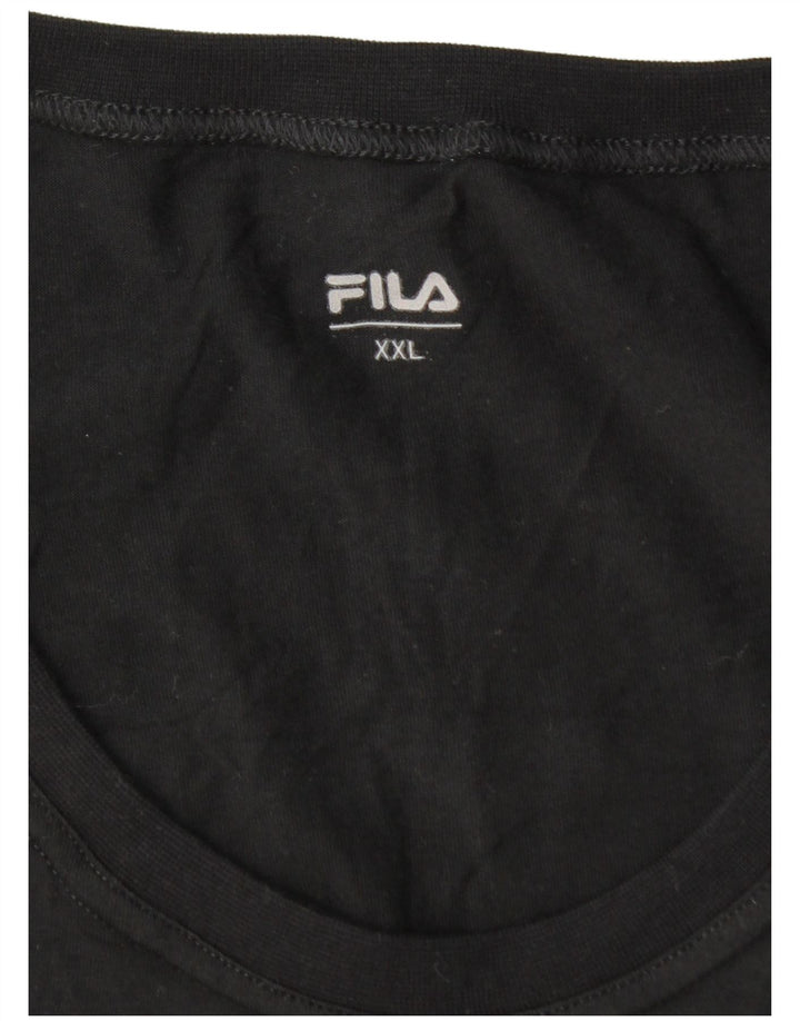Koszulka męska Fila Top 2XL czarna