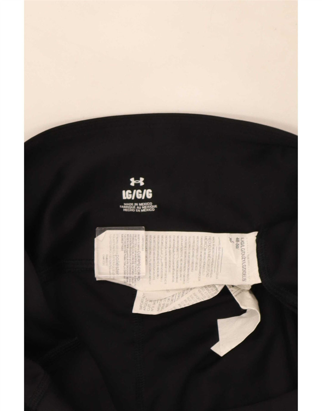 Damskie legginsy Capri Under Armour UK 14, duże, czarne, poliestrowe