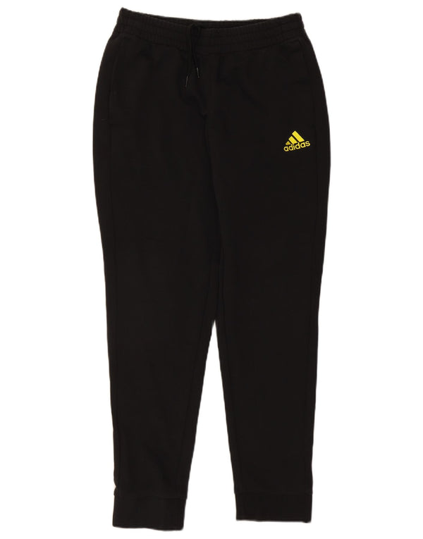 Męskie spodnie dresowe Adidas Joggers UK 42/44, duże, czarne, bawełniane