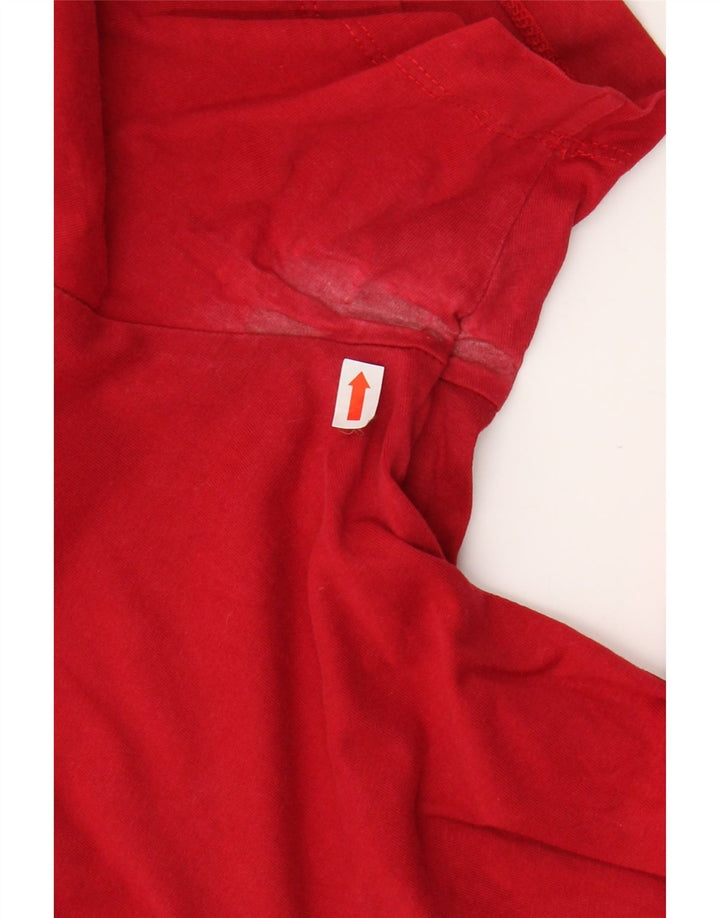 Męska koszulka z grafiką JORDAN, bawełniana, średnia czerwona