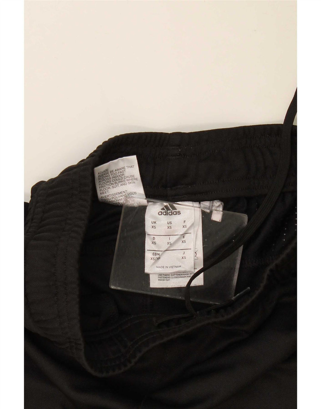 Damskie spodnie dresowe Adidas Climacool UK 4 XS, czarny poliester