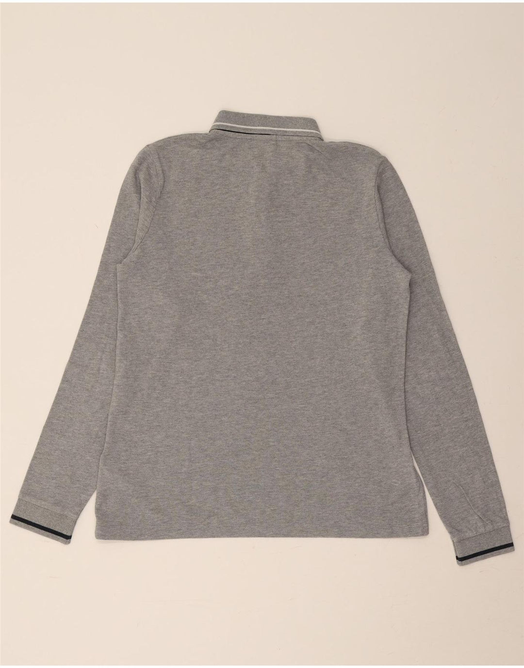 Damska koszulka polo MARINA YACHTING z długim rękawem UK 14, średnioszara, nakrapiana